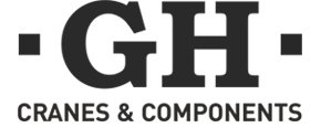 Logotipo GHSA Cranes and Components.  GH participates in the FABTECH Mexico | Trad